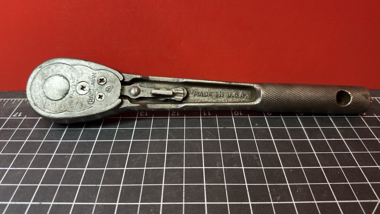 Craftsman Circle H 1/2 Inch Drive Ratchet. Early 40’s Era Vintage Made In USA