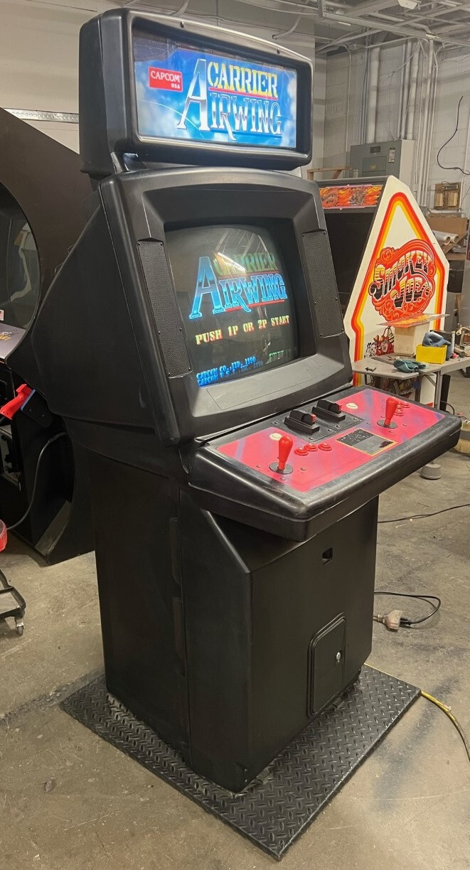 CARRIER AIR WING ARCADE by CAPCOM 1990 (Excellent Condition)