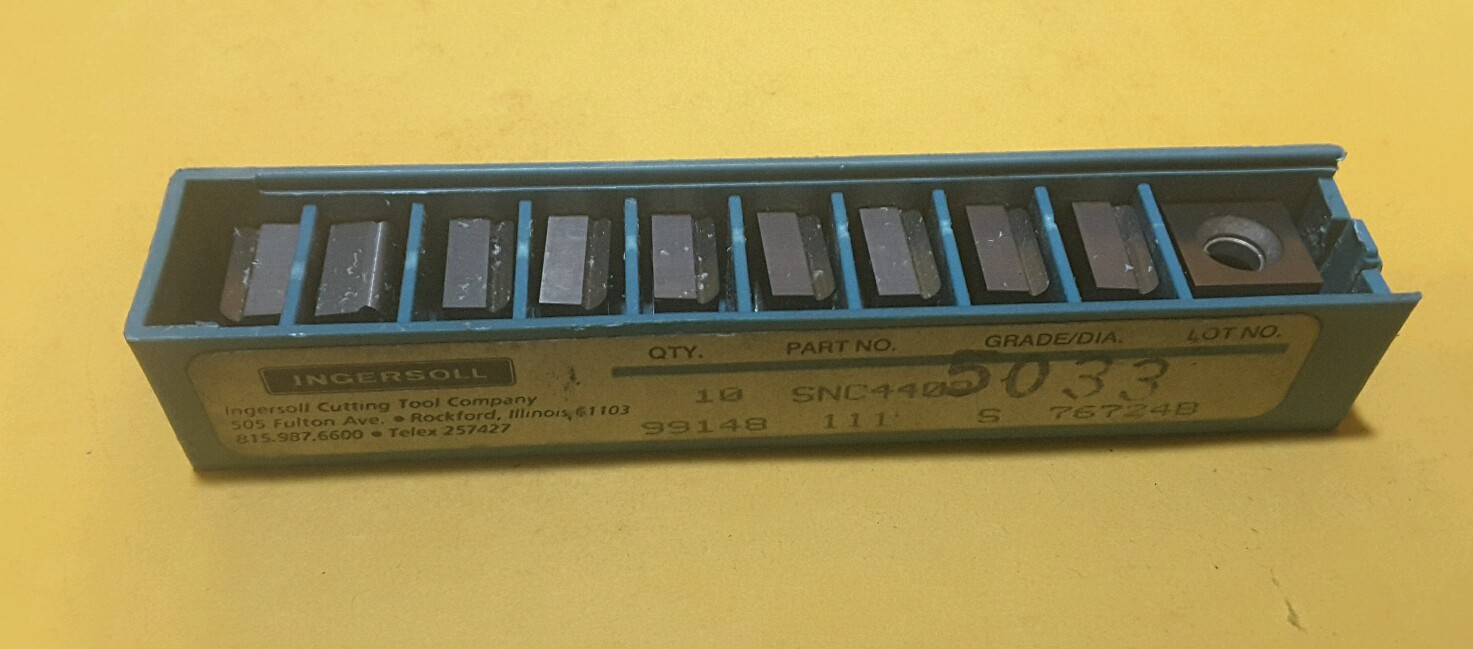INGERSOLL  SNC 44-03    5033   CARBIDE  INSERTS , 10 PCS