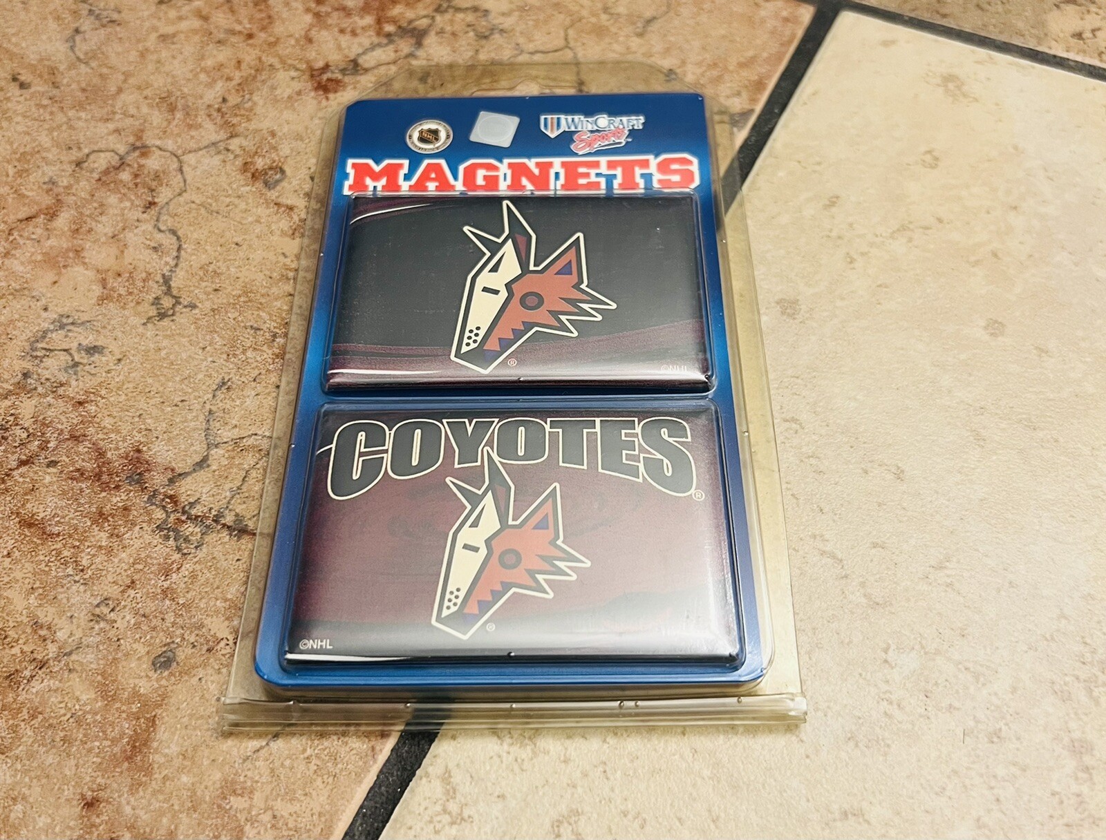 Vintage Phoenix Coyotes Magnets 2 Pack WinCraft Sports NHL