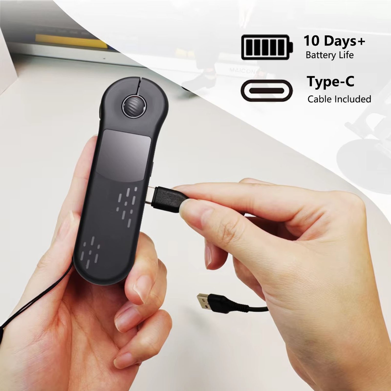 Rechargeable Wireless Presenter Mouse For Effortless Presentations