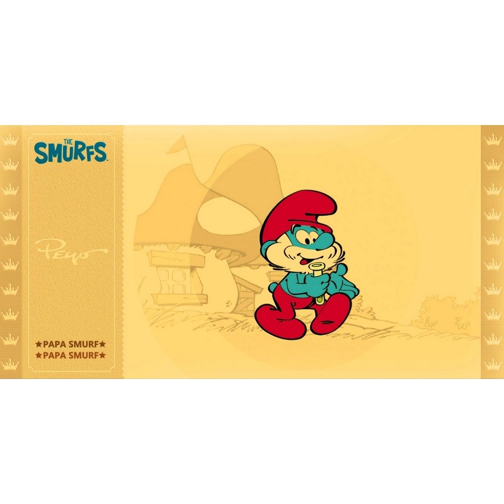 CK Golden Ticket The Smurfs Collectible Ticket (Great Smurf)