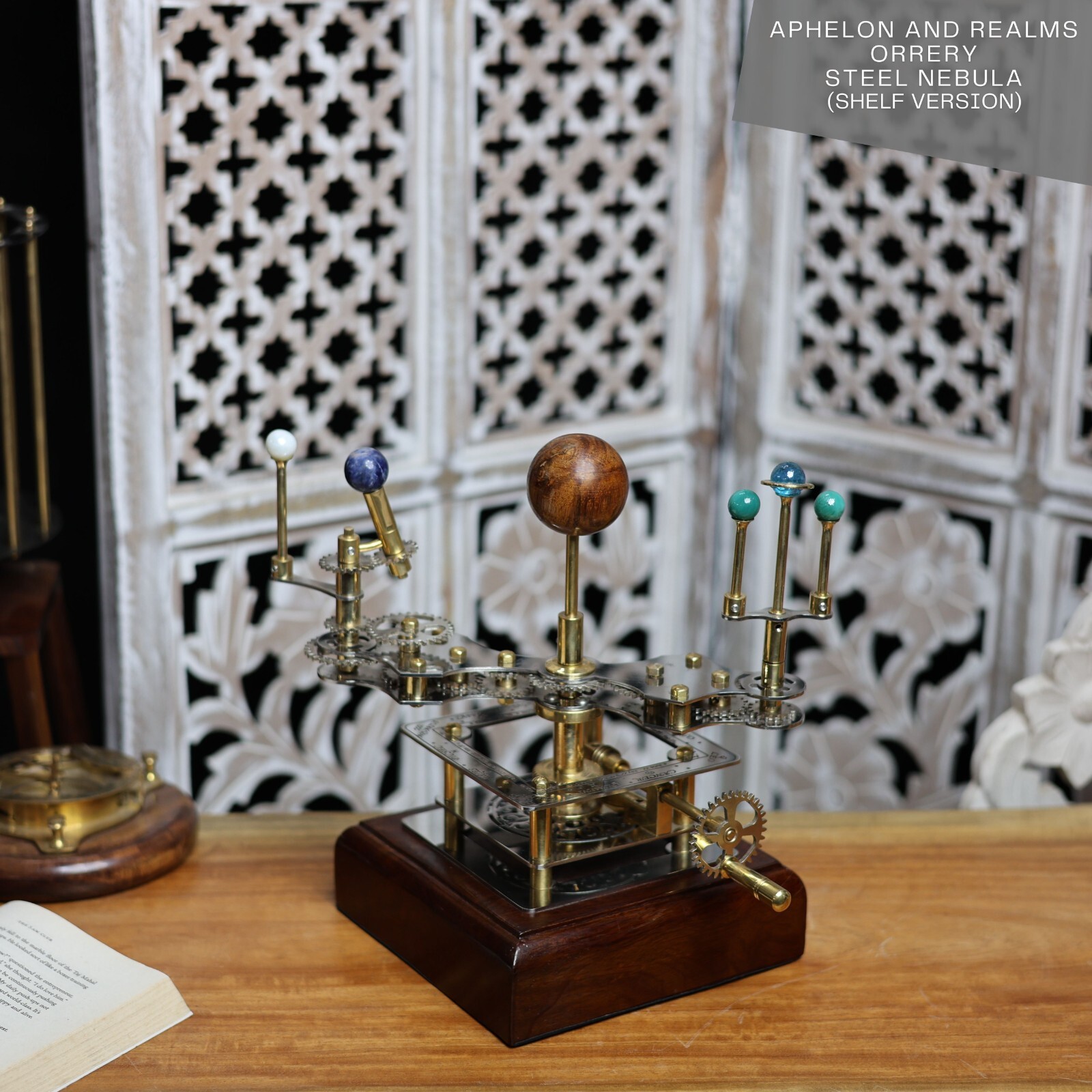 Orrery Steampunk Home Décor Solar System Model Perfect housewarming Gift,