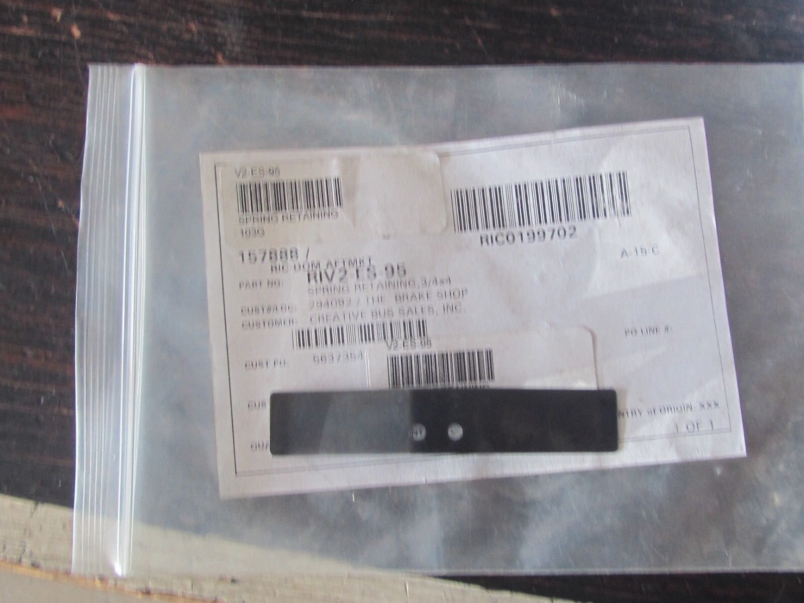 RICON SPRING RETAINING 3/4 X 4  RIV2-ES-95