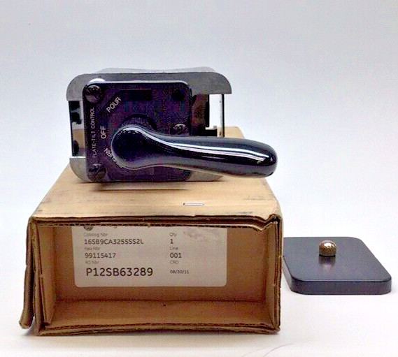GE 16SB9CA325SSS2L Rotary Cam Switch Type SB-9 General Electric