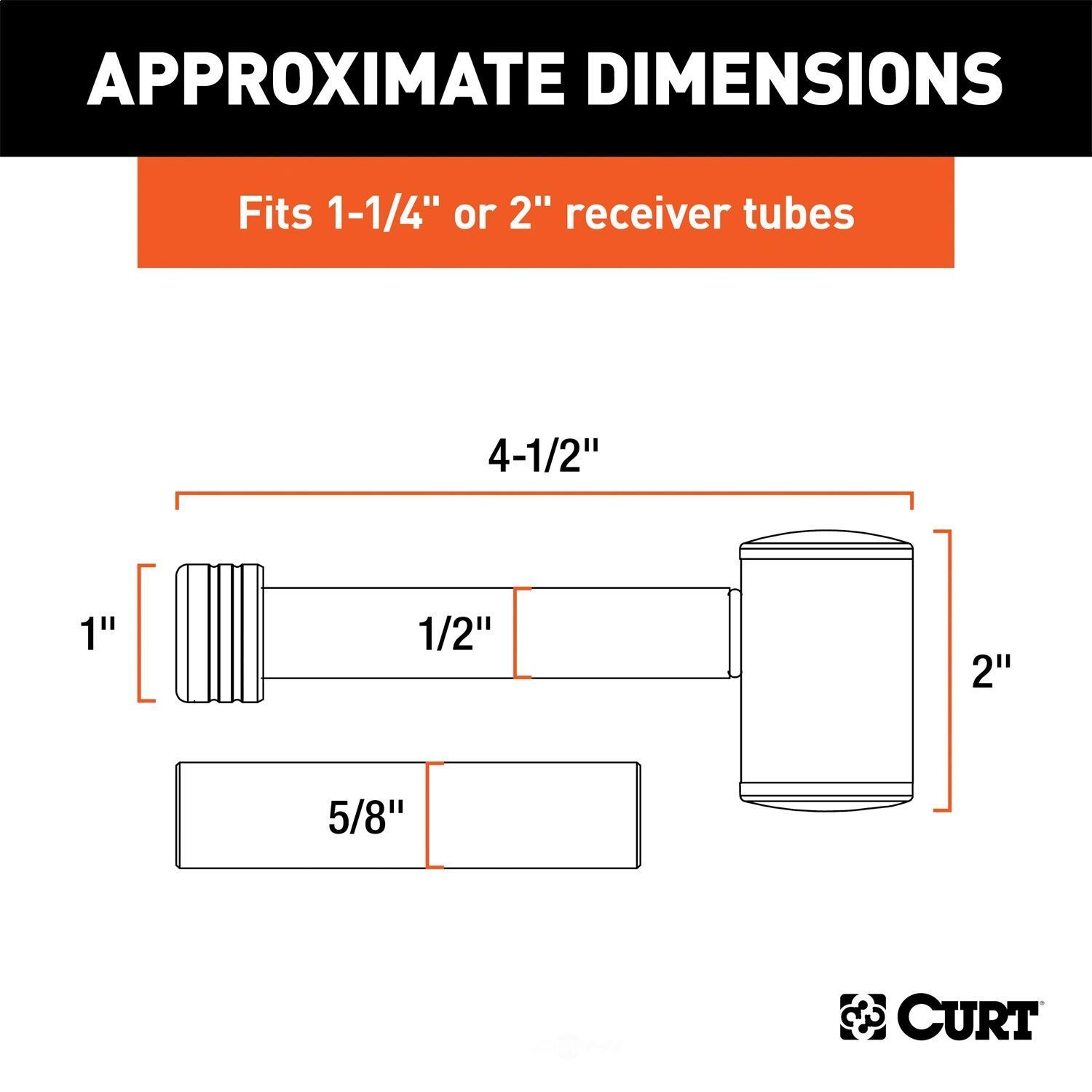 Trailer Hitch Lock Curt Manufacturing 23506