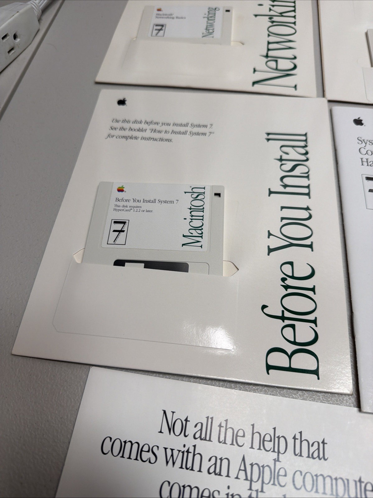 Vintage Mac System 7 Personal Upgrade Kit Apple Software 3.5” Floppy 1991