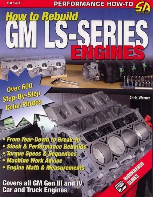 LS ENGINES GM CHEVROLET SHOP REBUILD BOOK HOW TO MANUAL V8 LS7 LS1 LS6 LS3 LS2