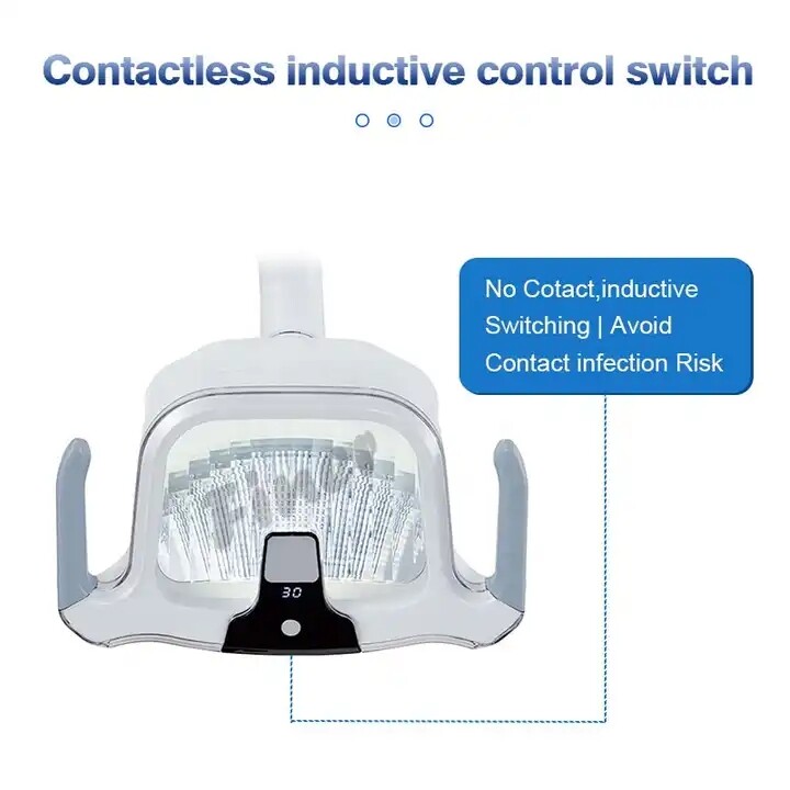 Adjustable Dental Chair LED Light Sensor Switch Shadowless Reflecting Lamp 22mm