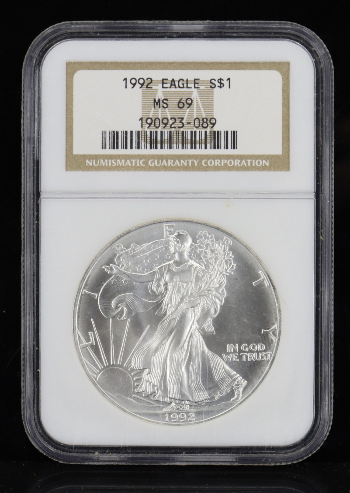 1992 American Eagle NGC MS69