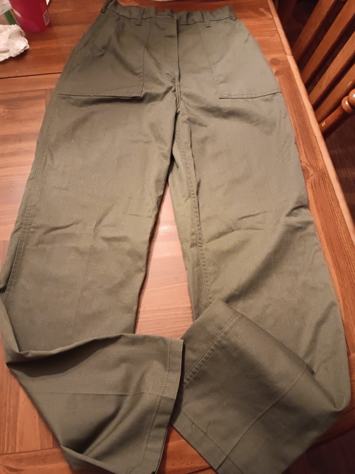 Vintage OG-507 Sateen Womens Military Trouser Pants Size 12L31