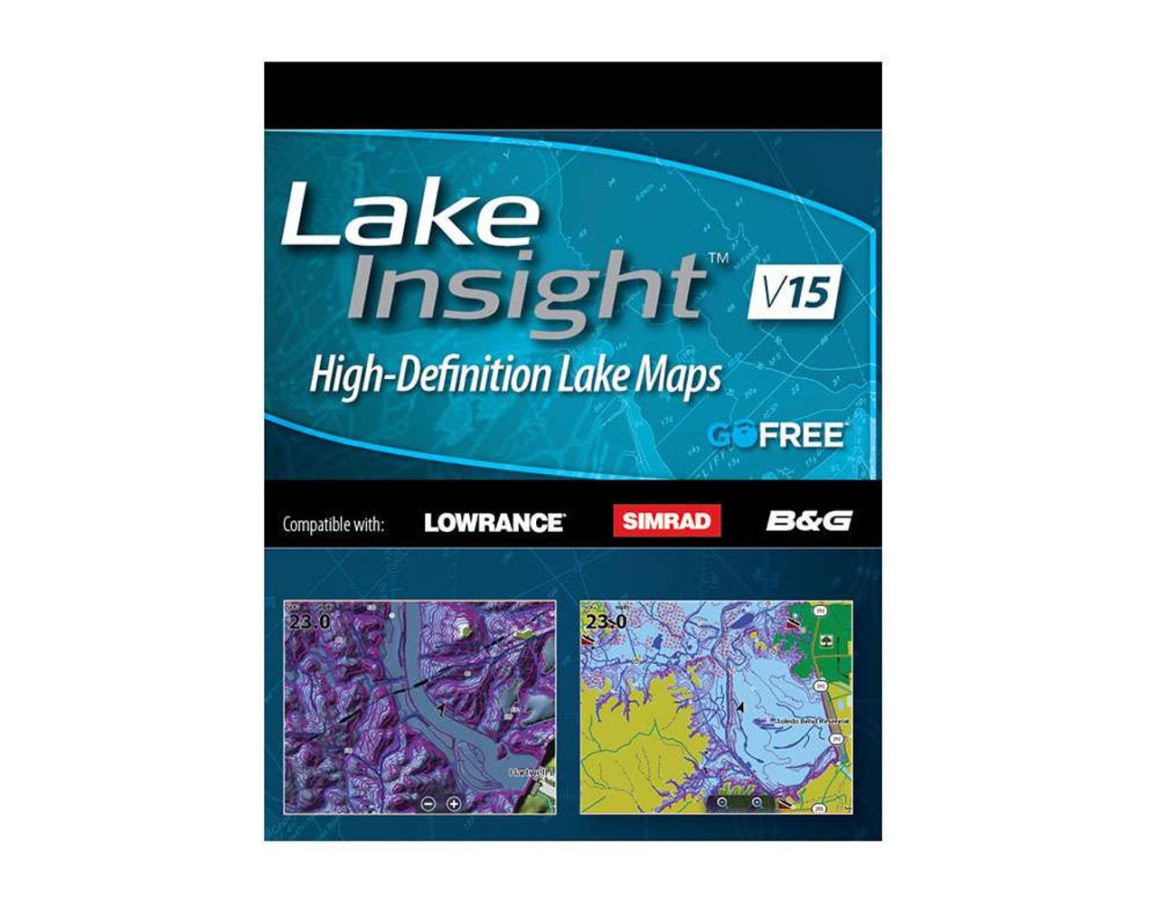 Lowrance Lake Insight WEST HD V15  (/GM5-1153-000-12216-001-NOB)