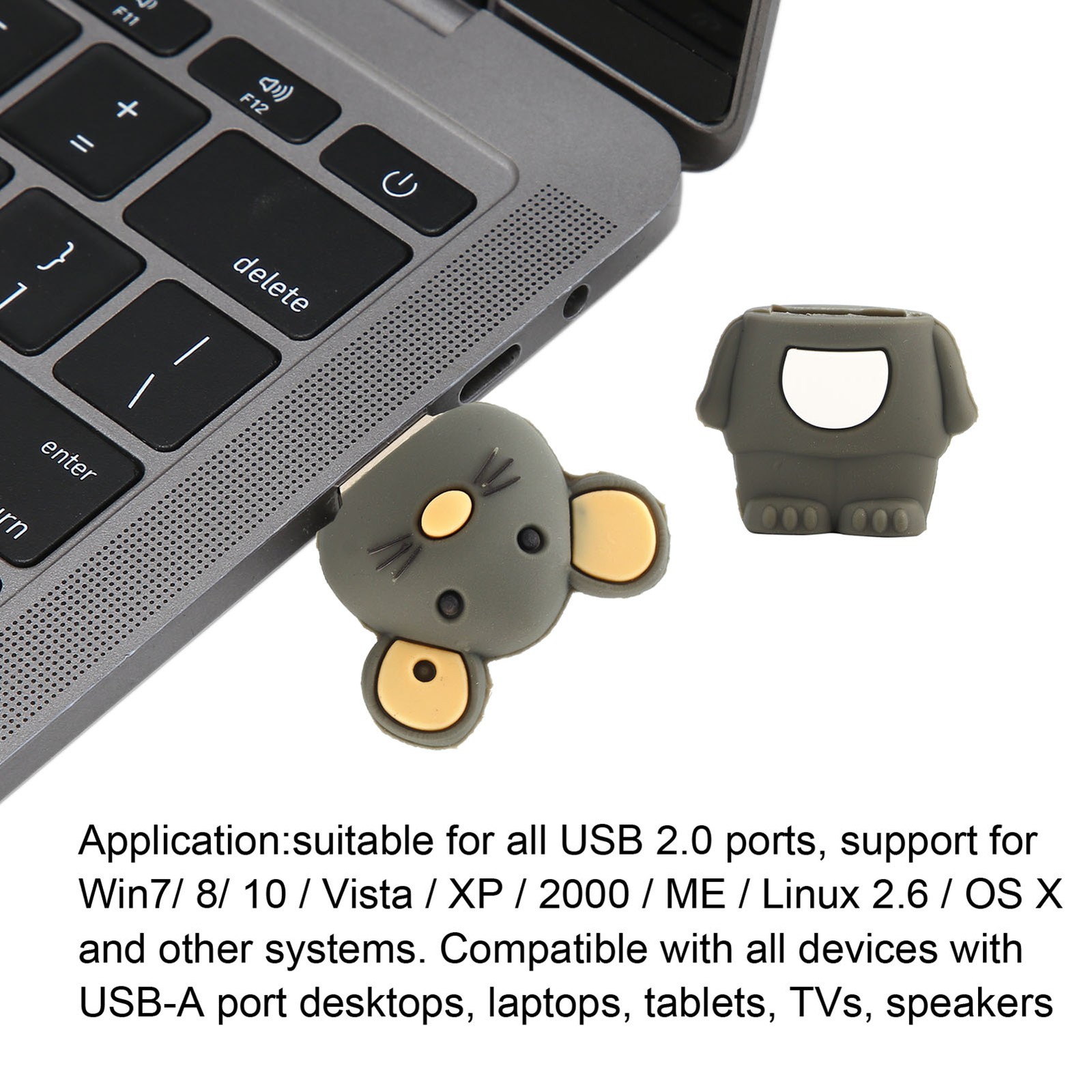 USB Drive Cute Doll Style Flash Drive Plug And Play For Computer Laptop