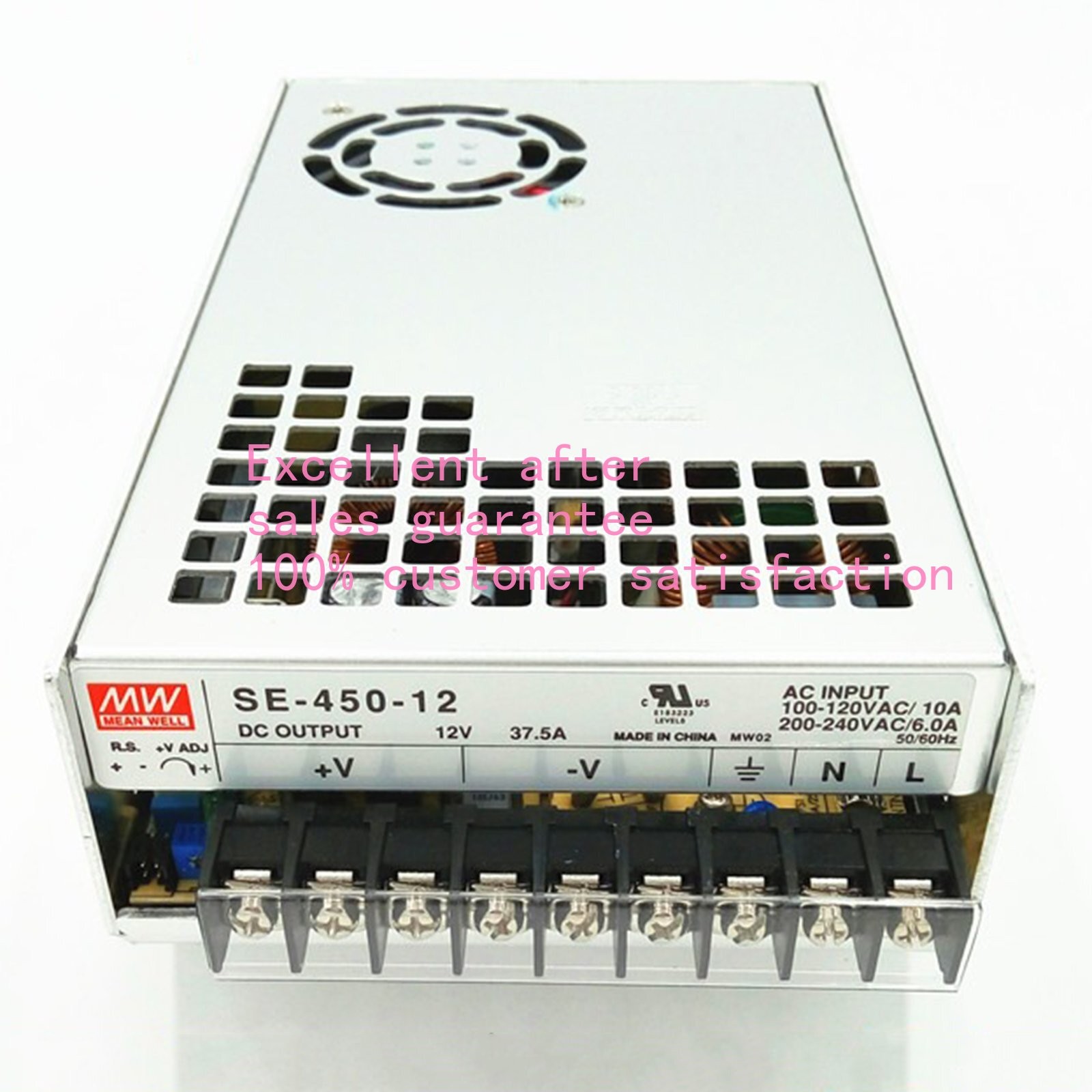 1PCS NEW For MeanWell SE-450-12 12V 37.5A Switching power supply Free Shipping