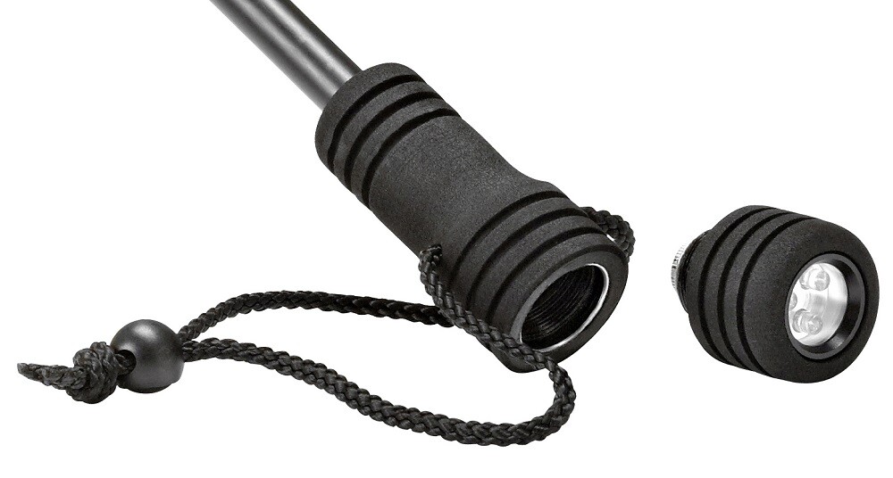 EuroSCHIRM Swing Flashlight Umbrella (Reflective Black) Lightweight Hiking