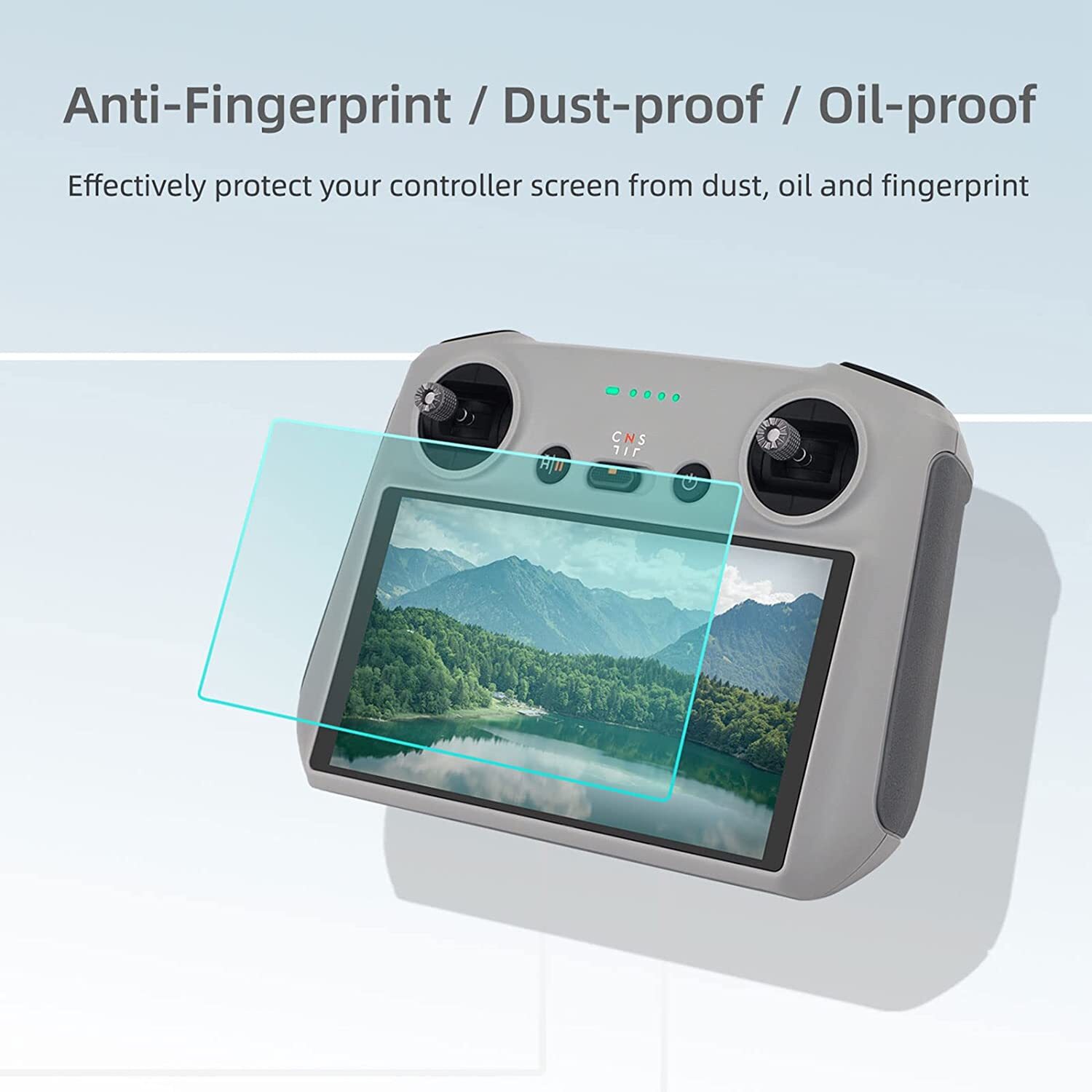 2Pcs Tempered Glass HD Screen Protector for DJI Mini 4 Pro RC Remote Control Acc