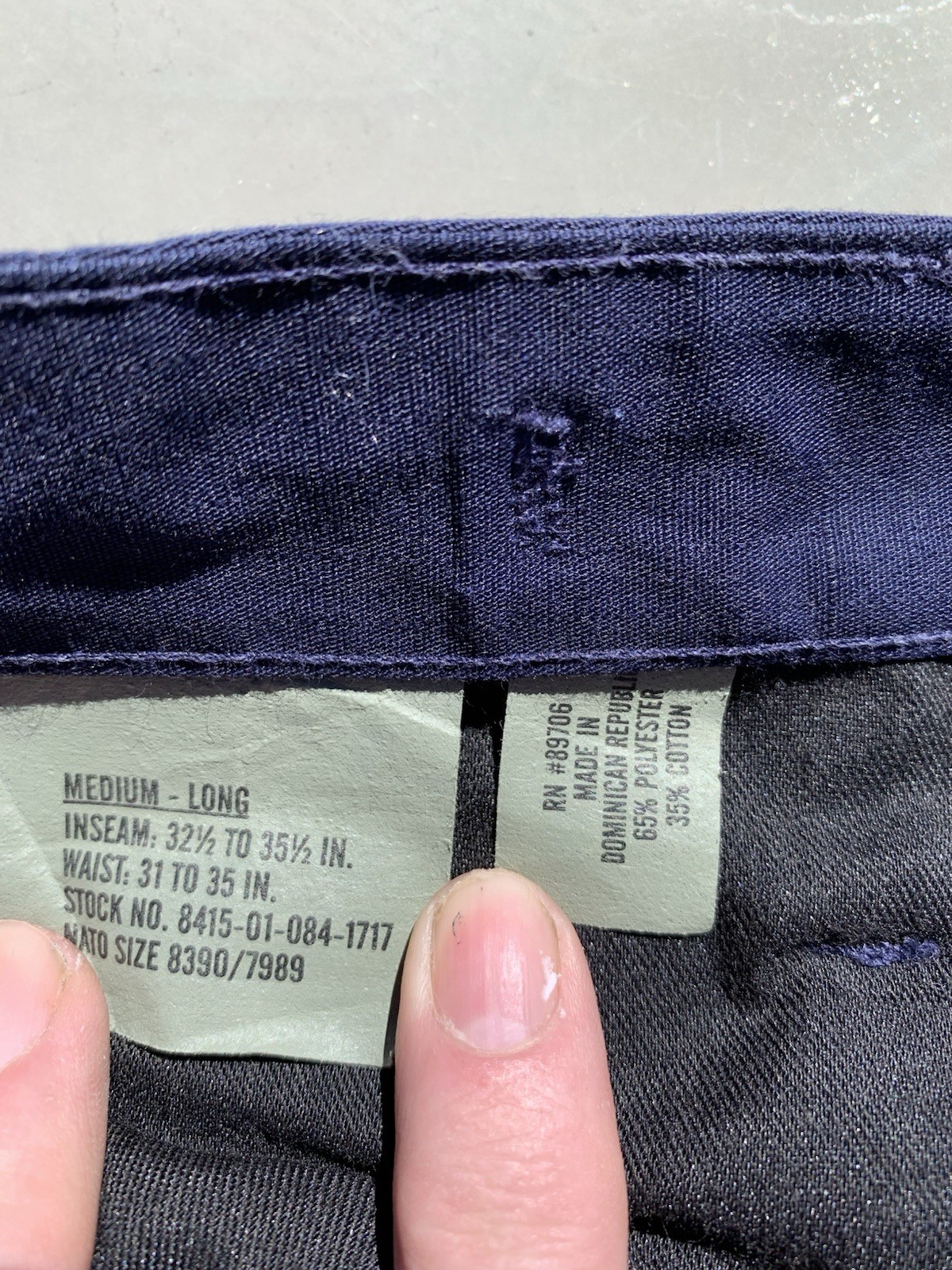 Propper Bdu Medium Long Navy Blue