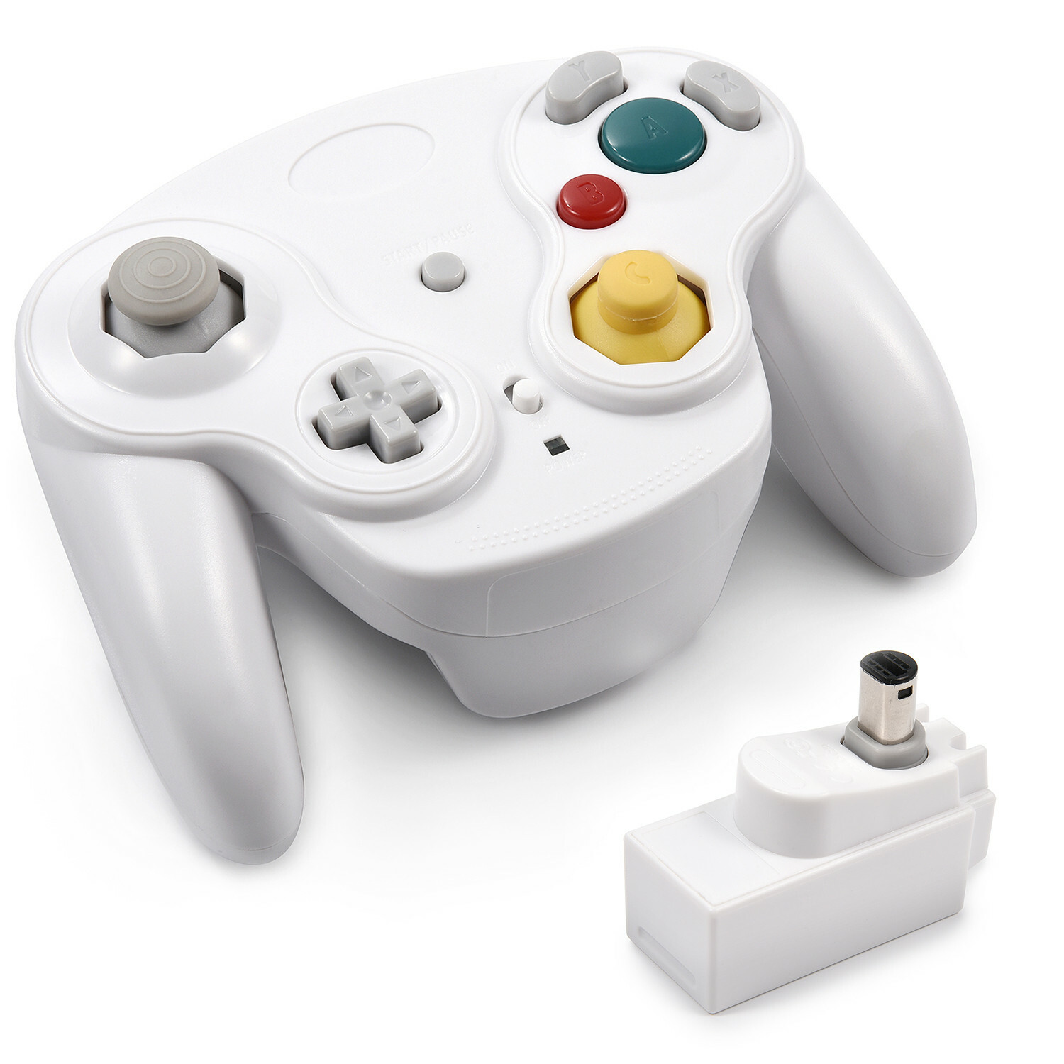 For Gamecube Classic GC NGC,Wireless Game Controller W/ Adapter /Wired Gamepad