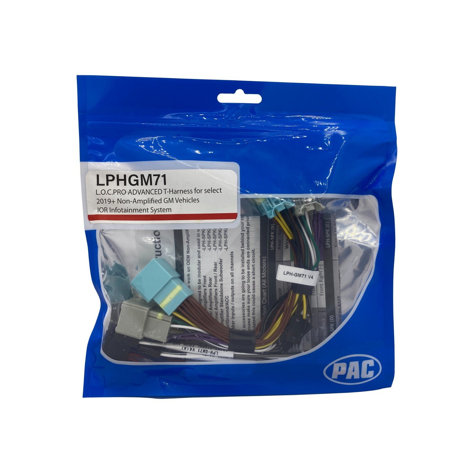 PAC Amplifier Integration Solution for 2019-24 Non-Amplified GM LPHGM71+LPA-E.4