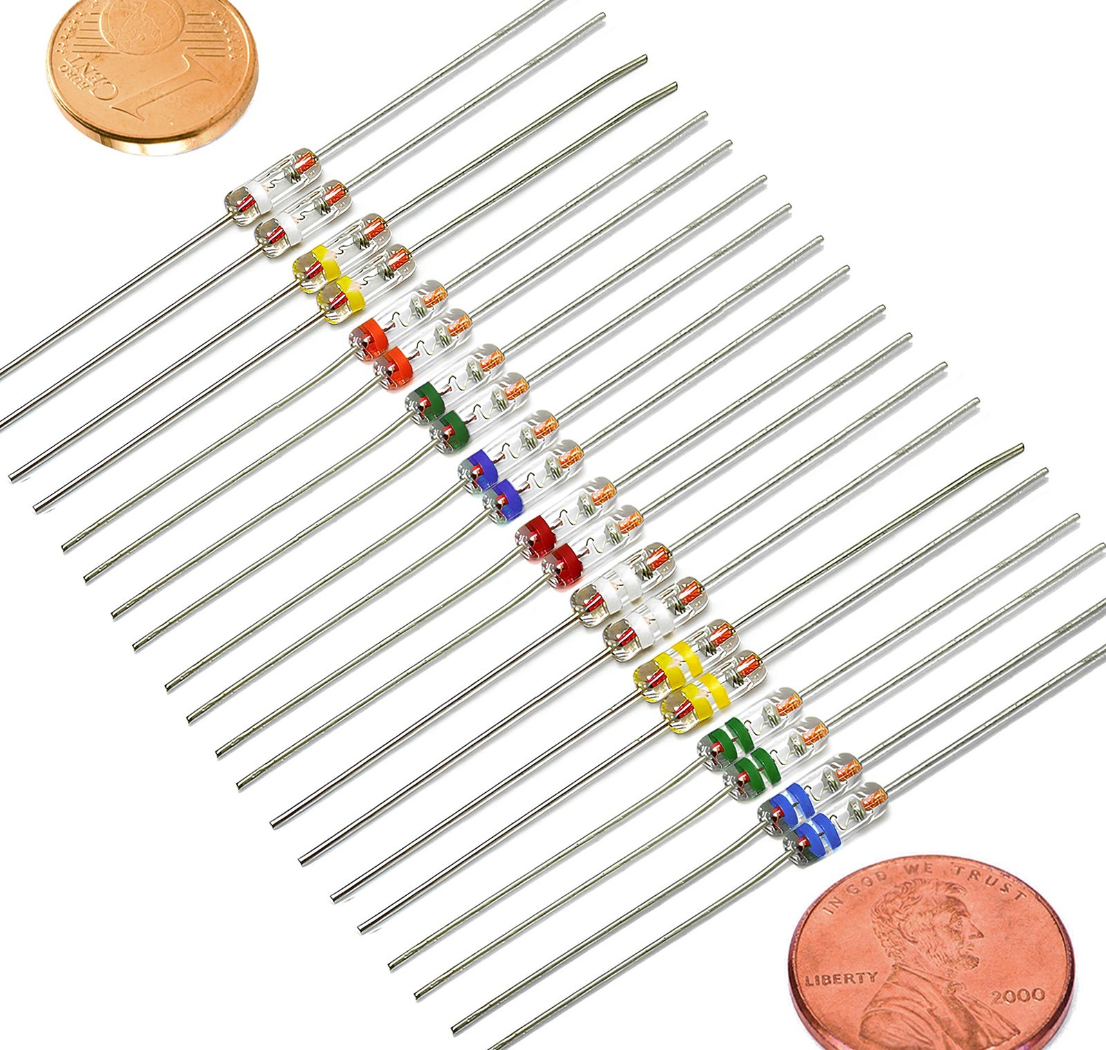 20pcs Germanium Diode D9 Master Kit of 10 Types – Fuzz Pedal / Radio DIY – USSR