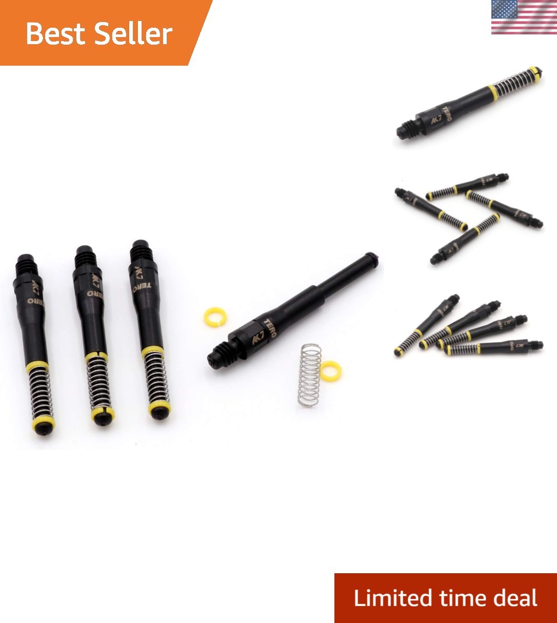 High-Performance TERO AK7 Telescopic Dart Shafts - Lightweight & Compact