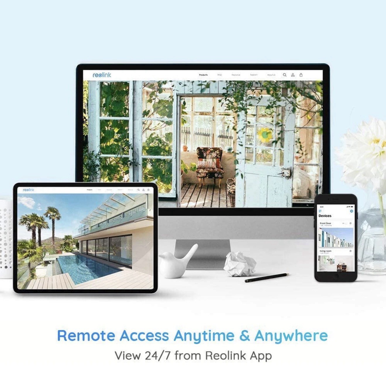 RLK8-1200B4-A Security Camera System Kit – 4 Cameras + NVR