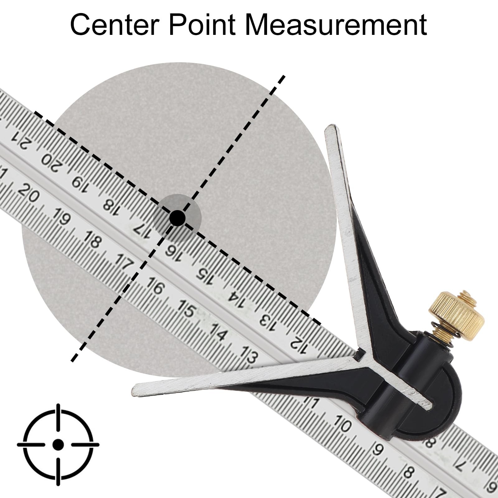 12" Adjustable Sliding Combination Square Ruler & Protractor Level Measure Me...