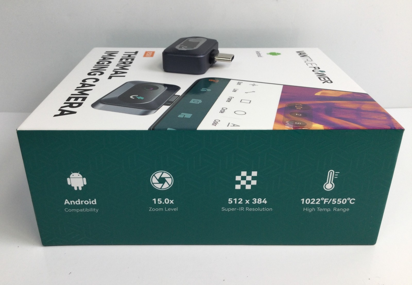 Super Resolution 512×384 Infrared Thermal Camera Android Image Camera