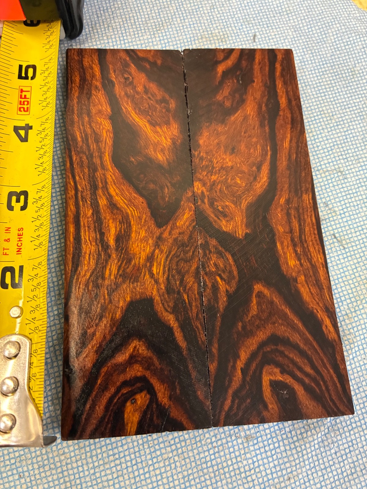 Desert Ironwood Knife Scales Handles Grips Blanks ~ 5.25”x 1.625” x .375" each.