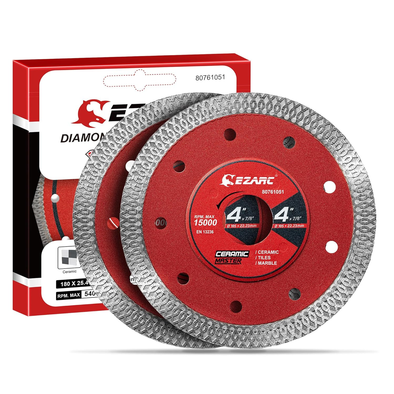4 Inch Super Thin Diamond Blade, Diamond Saw Blades for Angle Grinder, 4" Tile B