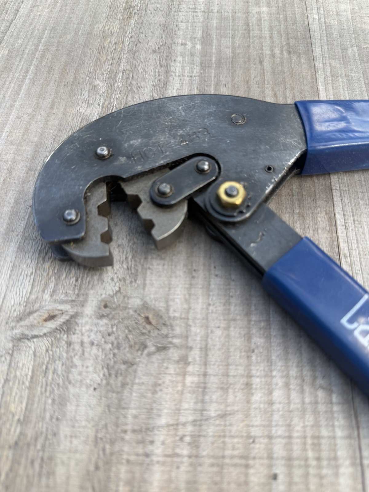 Cable Prep Hexagonal Hand Crimper Tool HCT-483 + Stripping Tool MADE IN USA