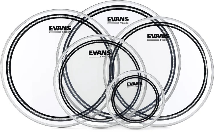 Evans EC2S Marching Tenor Drumhead Pack