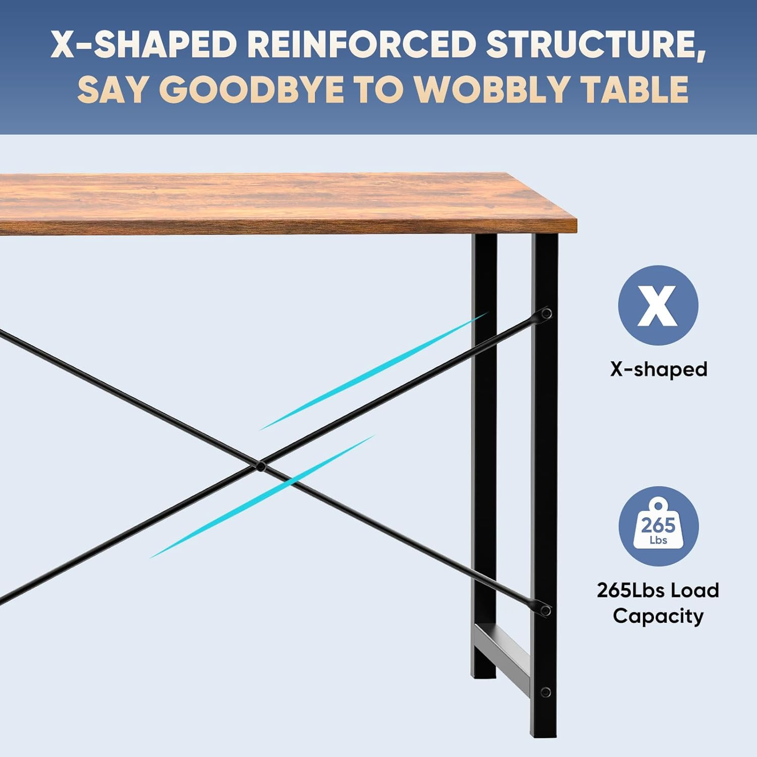 32 Inch Small Computer Desk for Home Office, Modern Study Writing Gaming Work Ta