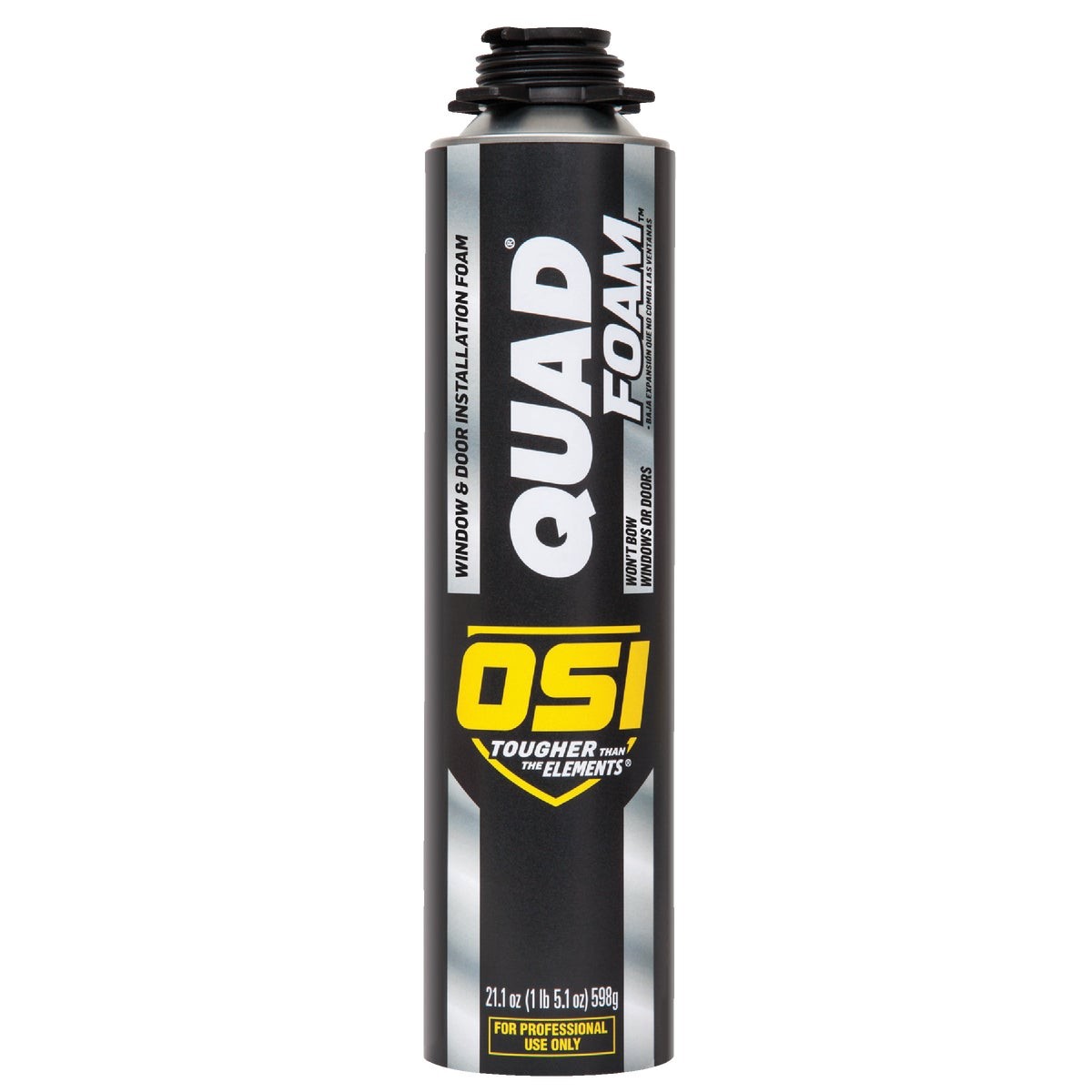 OSI Quad 21.1 Oz. Window & Door Foam Sealant 1866185 Pack of 12 OSI QUAD 1866185