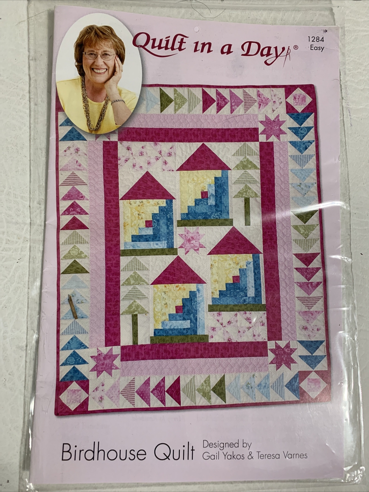 Quilt Pattern #1284 Birdhouse Design  Eleanor Burns (easy)media Mail
