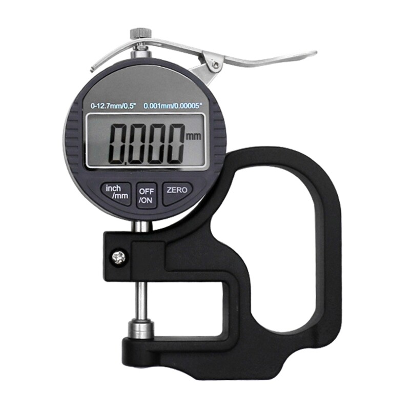 Digital Thickness Gauge 0.001mm/0.00005" 12.7mm/0.5" Electronic Micrometer Thick