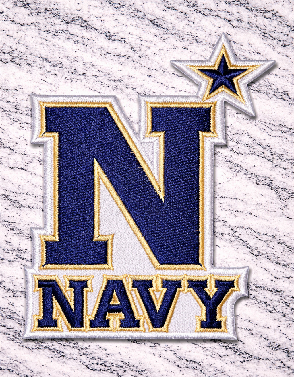 NAVY MIDSHIPMEN LOGO USA NCAA EMBROIDERED IRON ON PATCH 3"X2.5" FREE SHIPPING