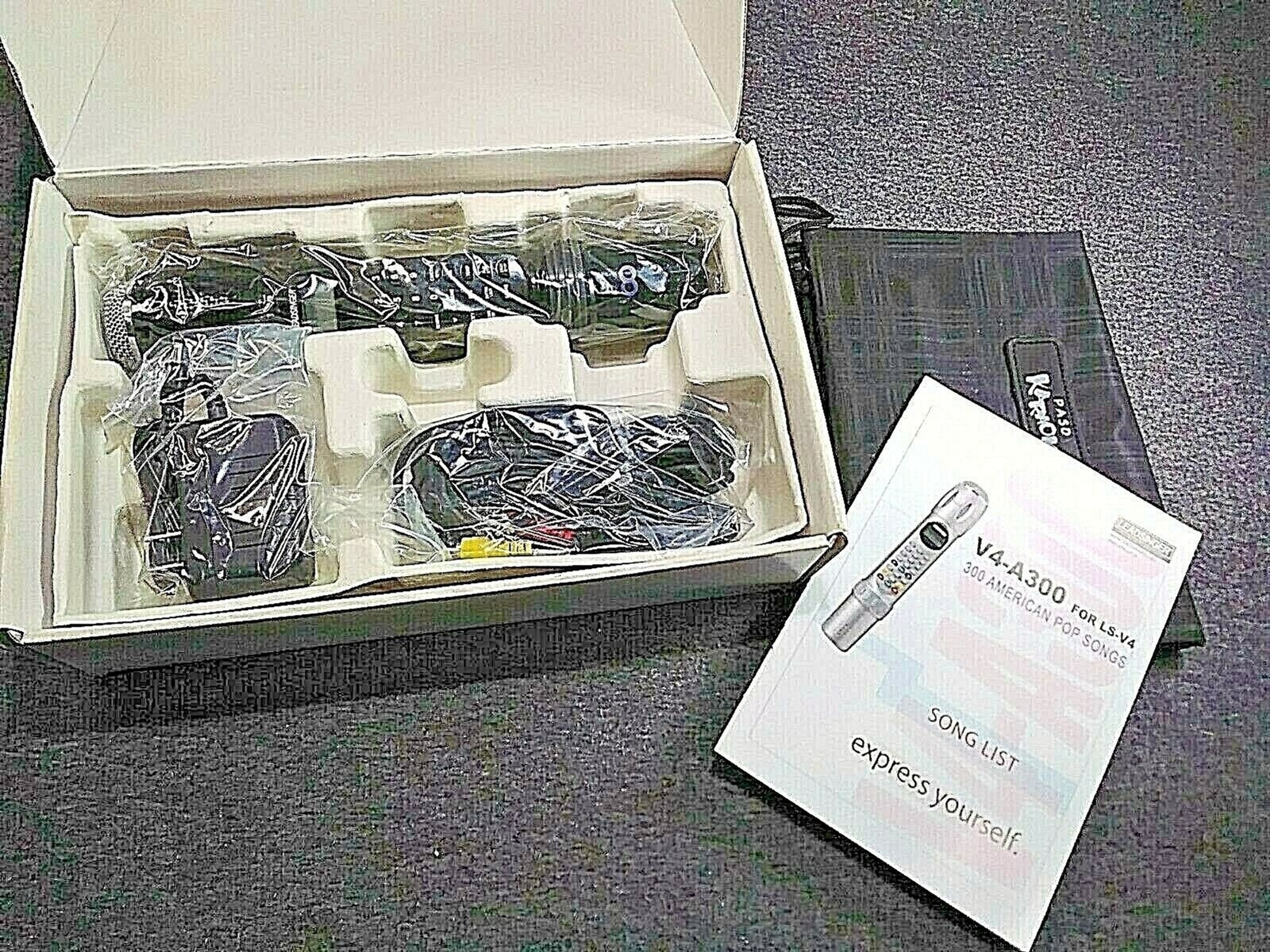Vintage Leadsinger Wireless Karaoke LS-V4  V4-A3000 300 American Pop Songs NIB