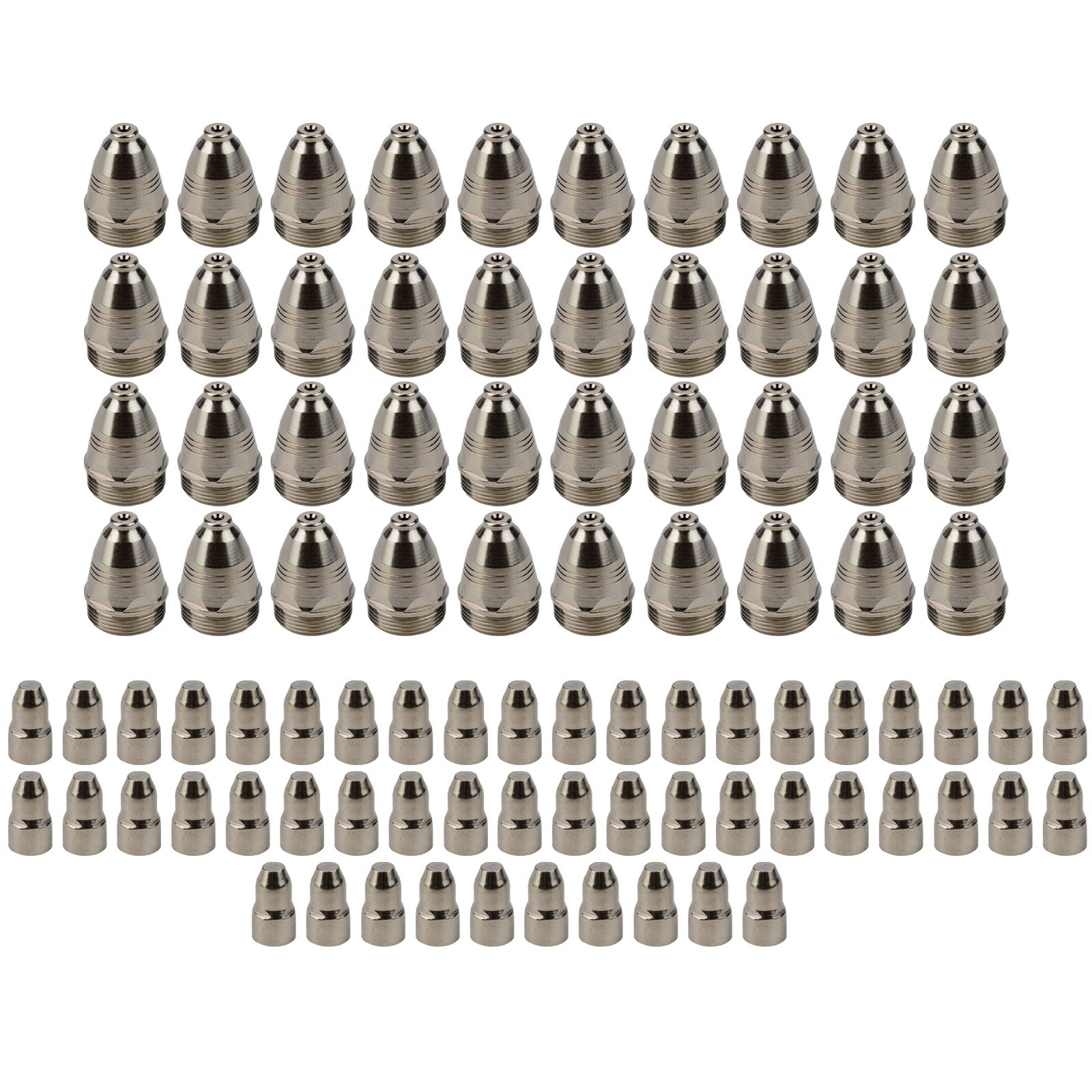 100pcs P80-Plasma Electrode Tip Nozzle 1.7mm Cutter Torch For Air Plasma Cutting