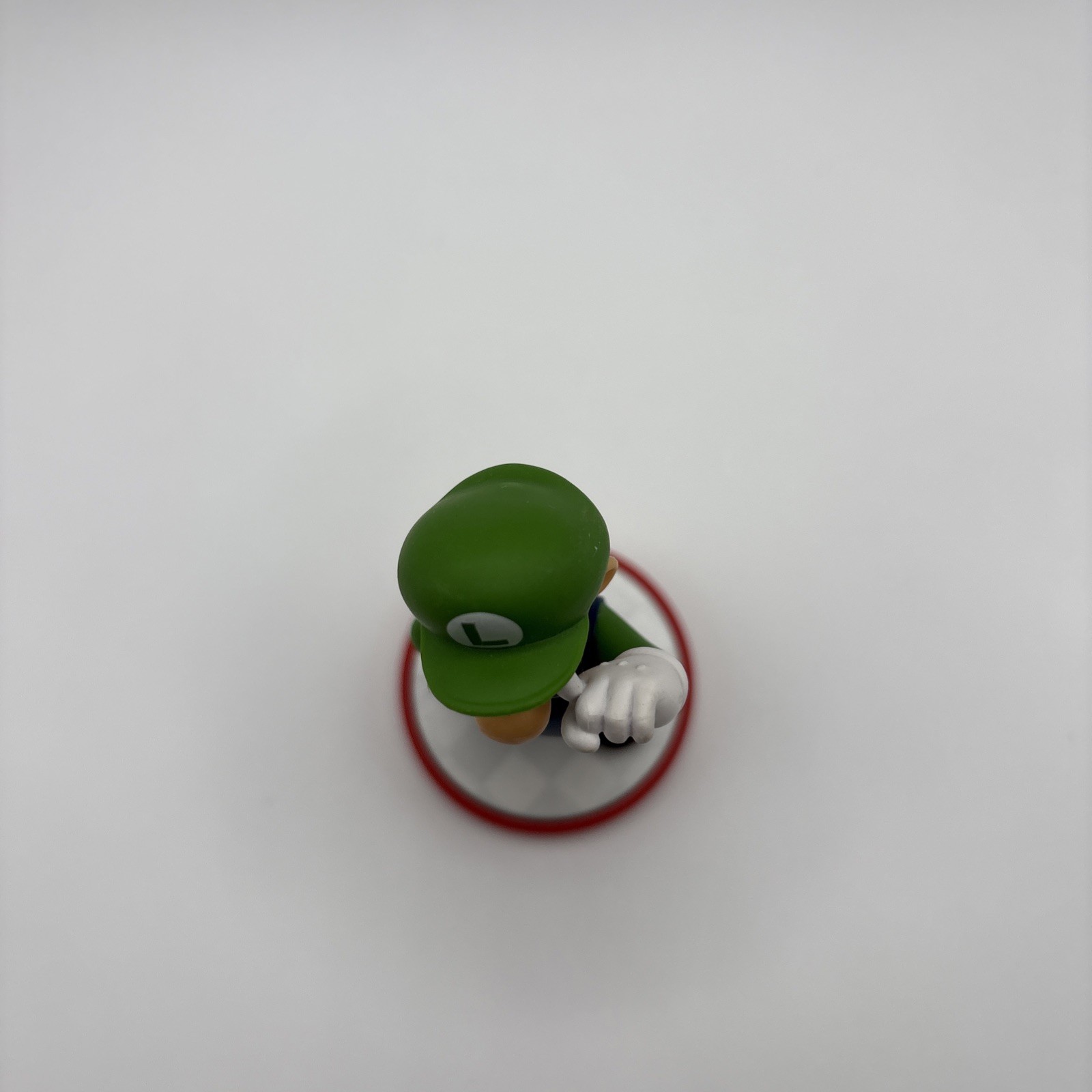 Nintendo Amiibo Figure Switch Luigi Super Mario Bros Red Base