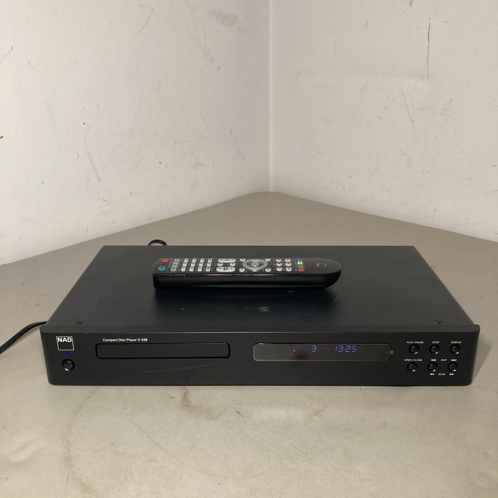 NAD C 538 : Single-Disc CD Player With Remote Tested & Working