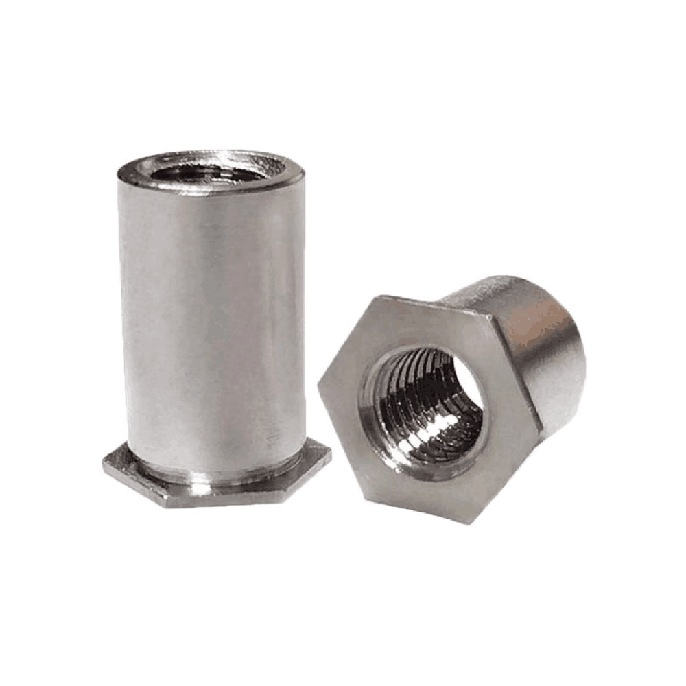 M6 standoffs nut muff through-hole stud SUS304 hexagon head sleeve nuts muffs
