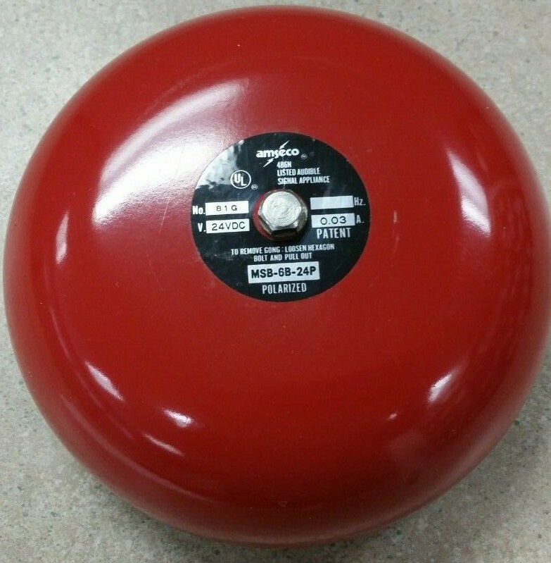 Amseco 6" Red Bell MSB-6B-24P