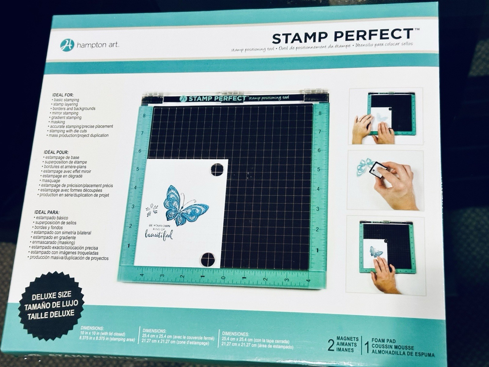 Hampton Art: Stamp Perfect Platform (8.375x8.375) NEW