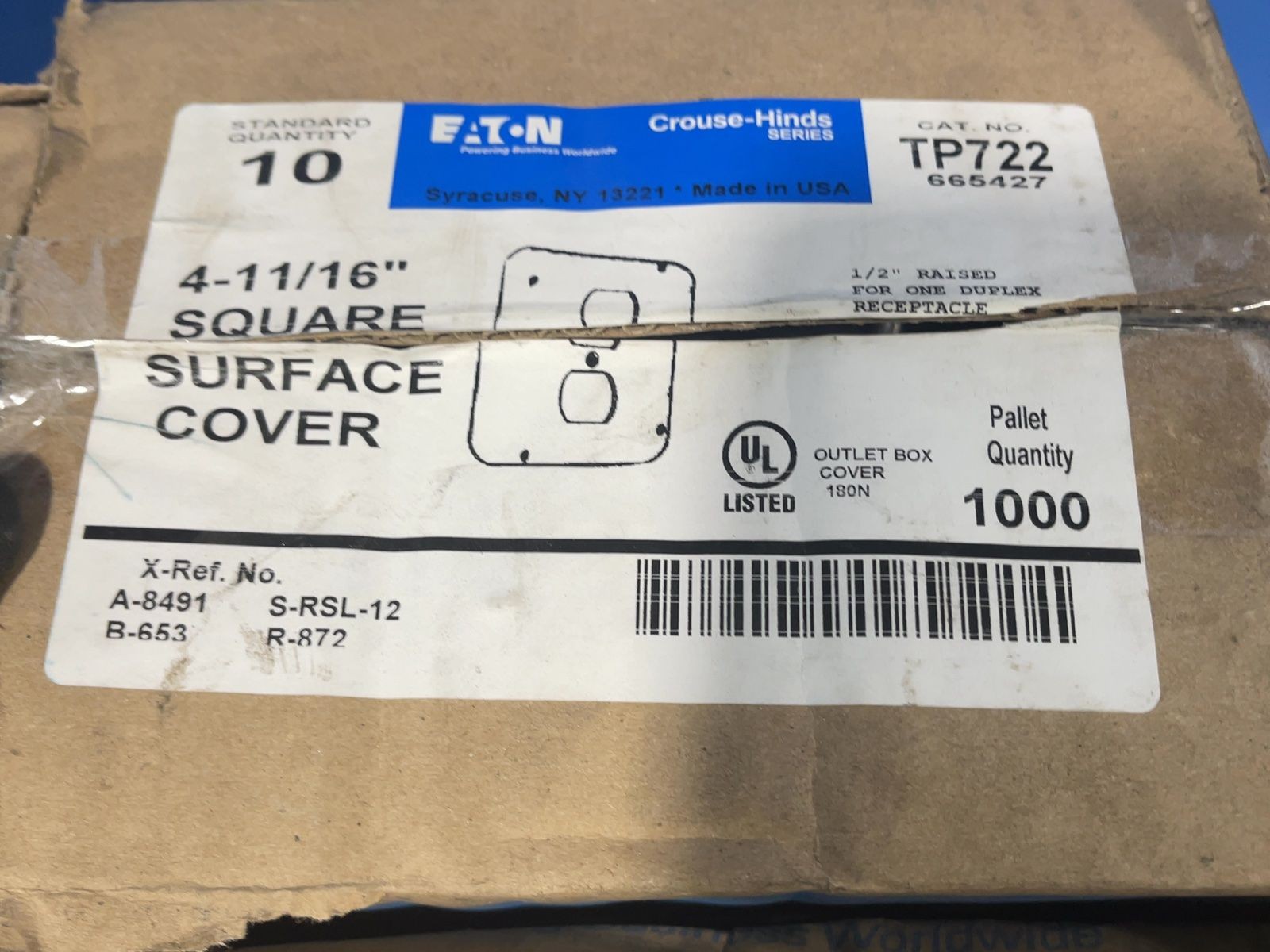 EATON SQUARE SURFACE COVERS TP722