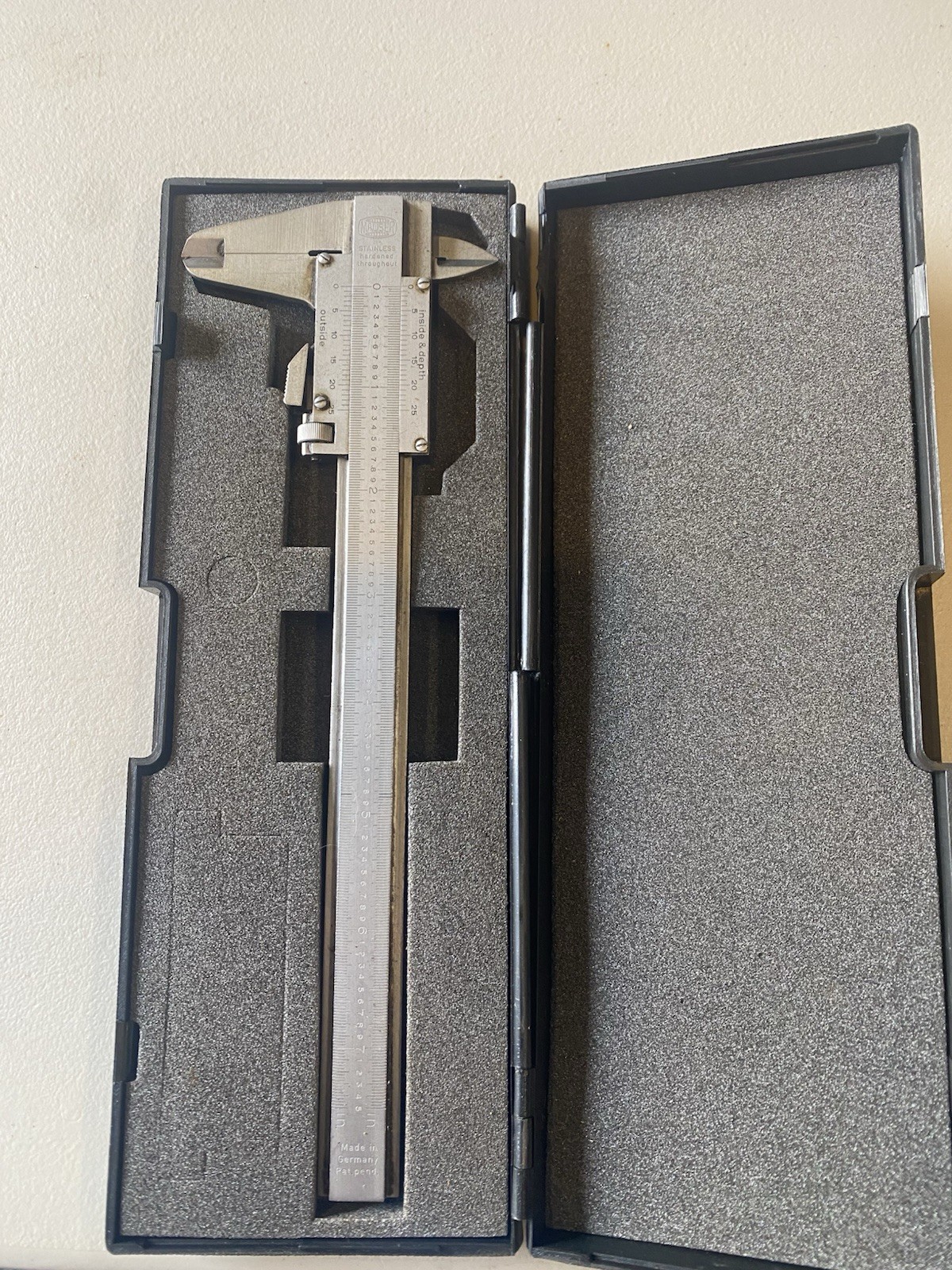 Vintage Mauser Scherr-Tumico Stainless SteelVernier Caliper