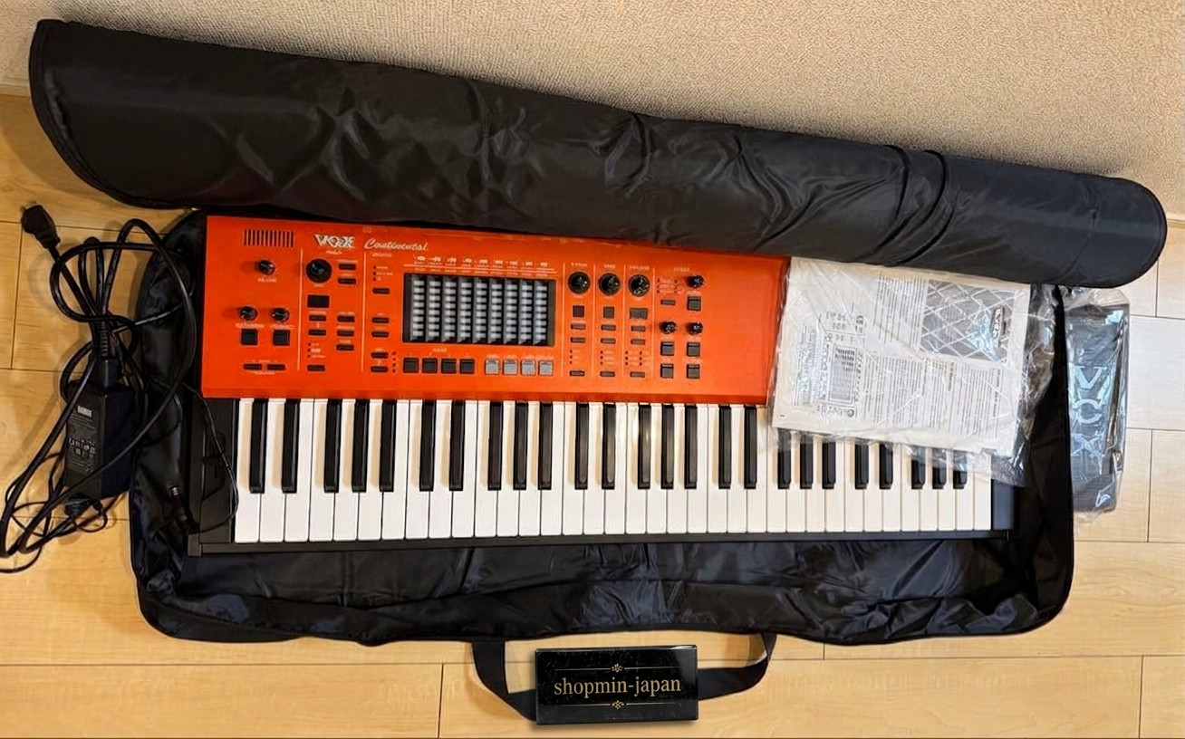 VOX Continental 61 Combo Organ Keyboard Near Mint w Pedal AC Adapter from Japan