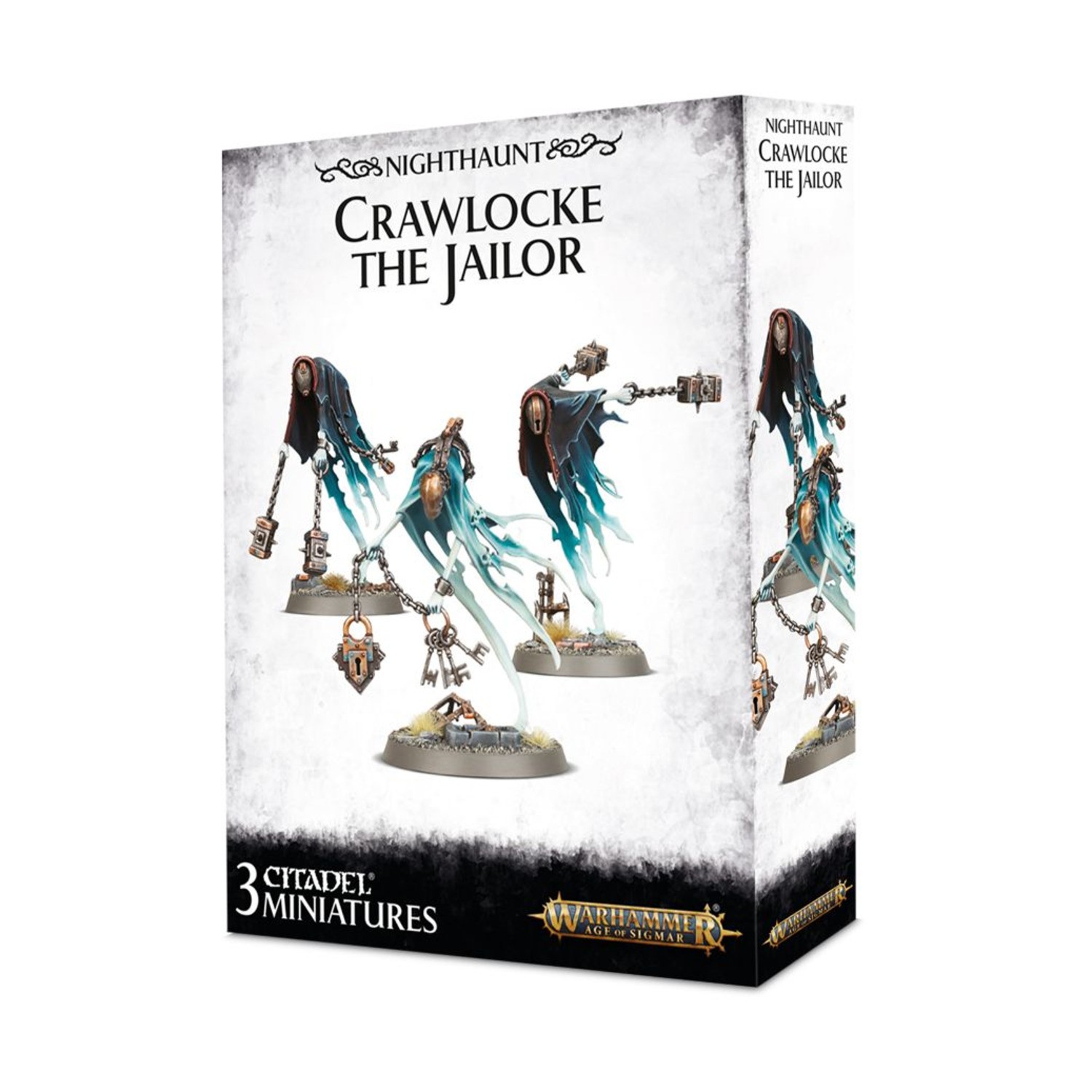 GW Age of Sigmar Nighthaunt Crawlocke the Jailor and Chainghasts VG+/NM