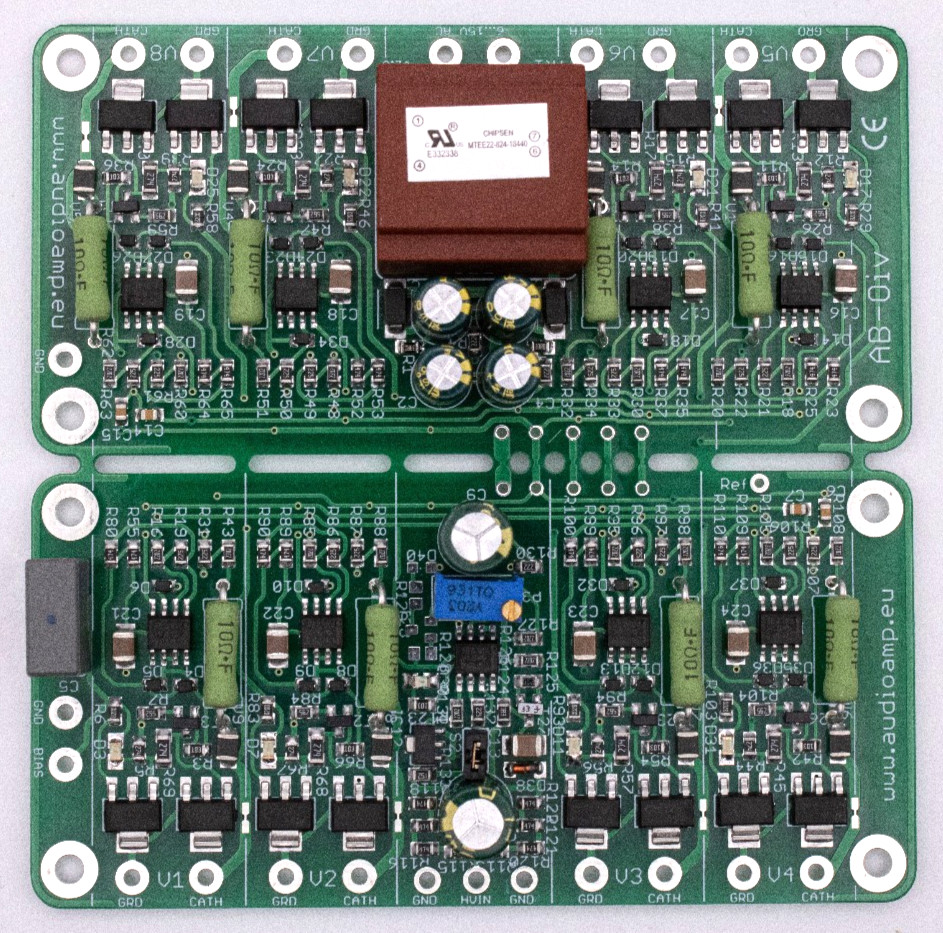 Auto Bias Module for 8 tubes (one PCB to control 8 power tubes)
