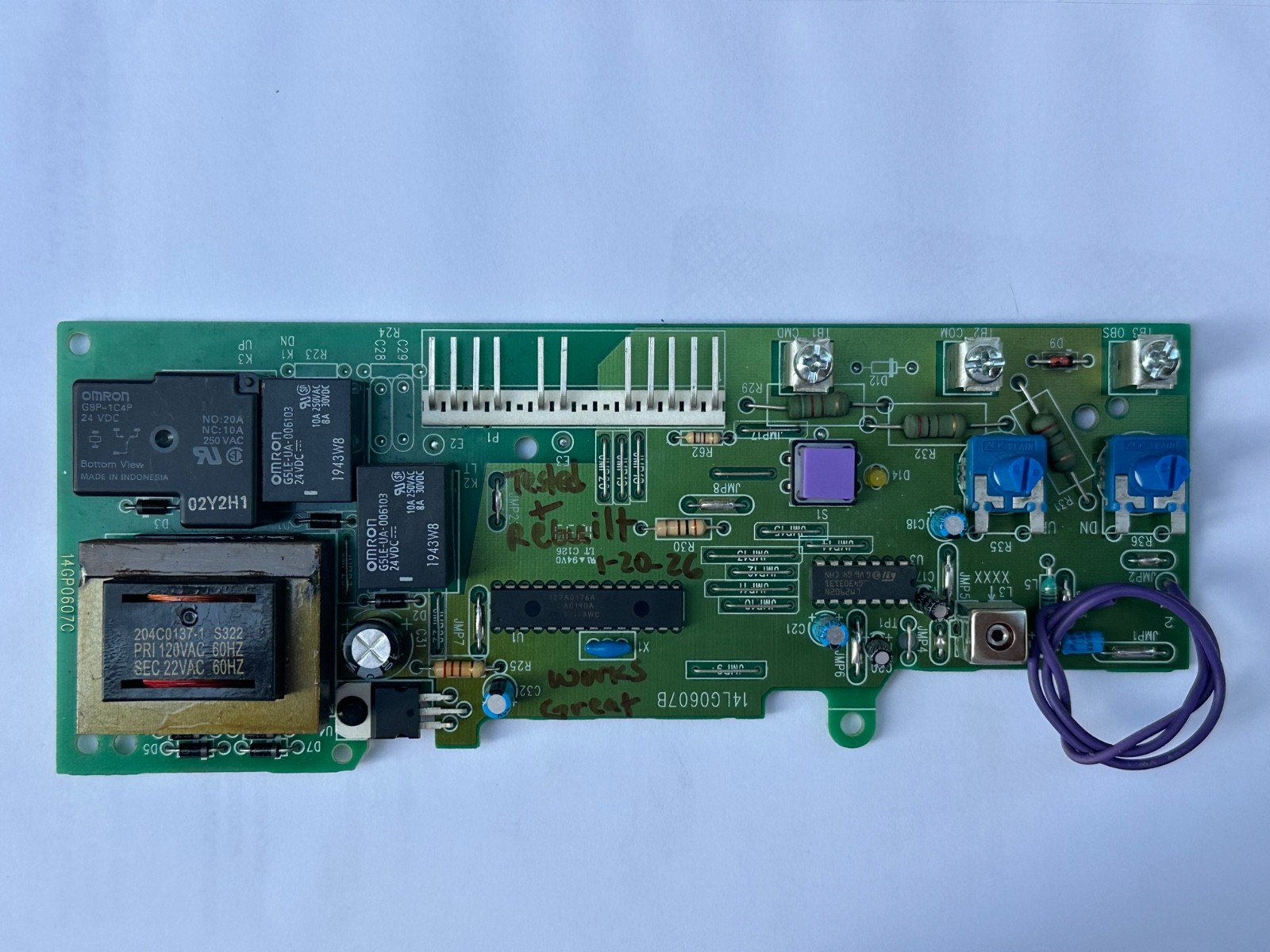 41A5021-1H-315 REFURBlSHED LiftMaster Chamberlain Circuit Logic Mother Board🟪